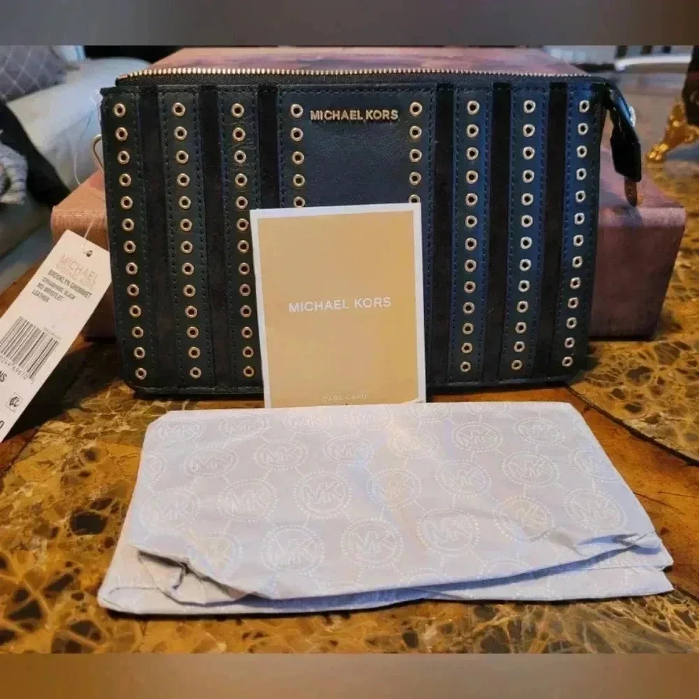 Michael Kors Black Studded Men's Bag - Picture 7 of 7